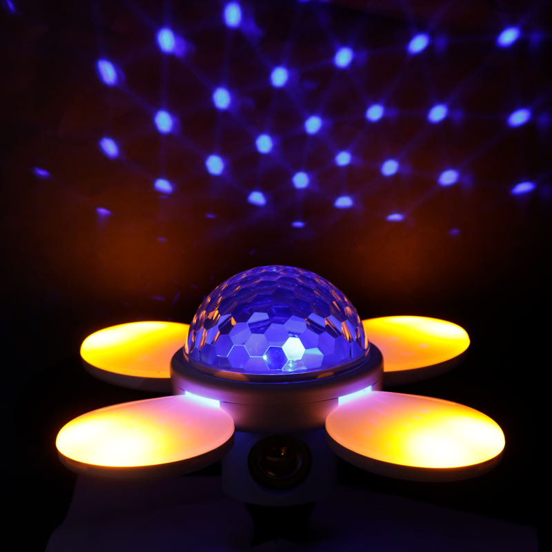 لامپ LED اسپیکر دار بلوتوثی Folding light 48W E27 + ریموت کنترل