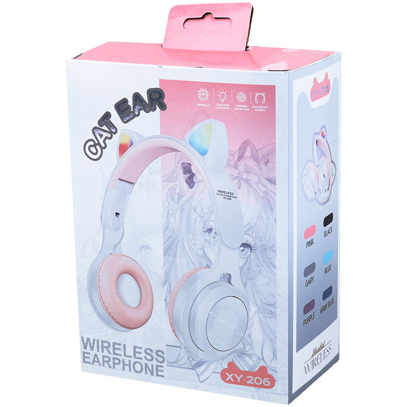 هدفون بلوتوثی رم خور Cat Ear XY-206