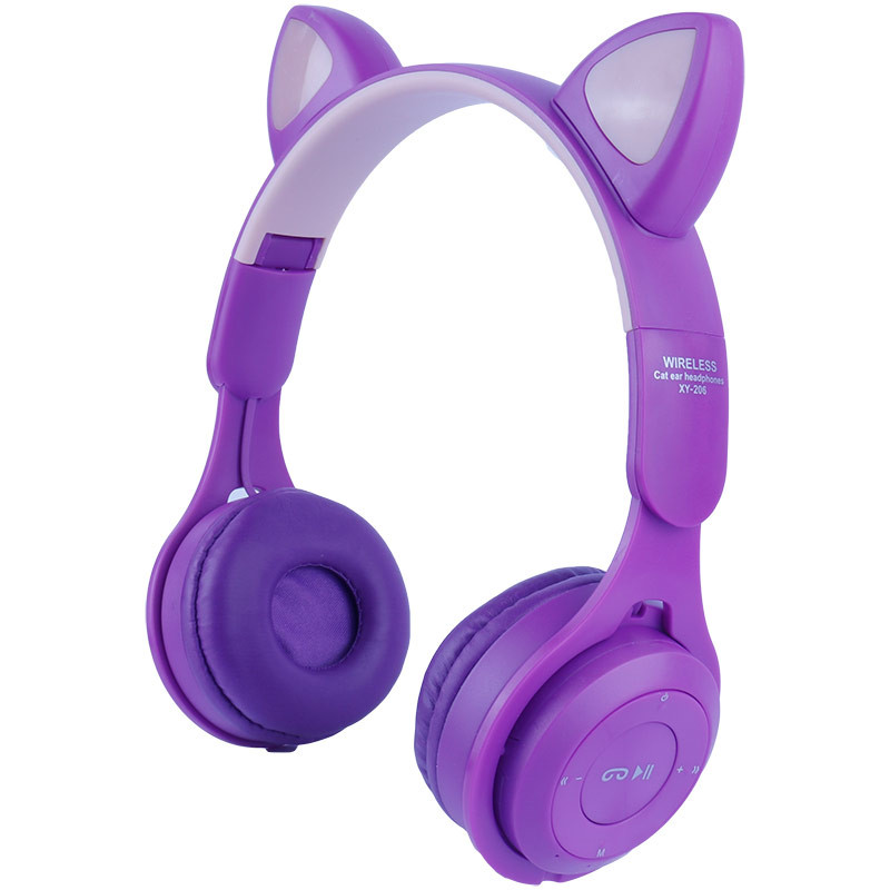 هدفون بلوتوثی رم خور Cat Ear XY-206