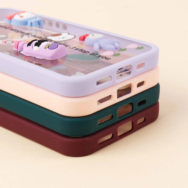 قاب شفاف متال ایرون عروسکی برجسته iPhone 13