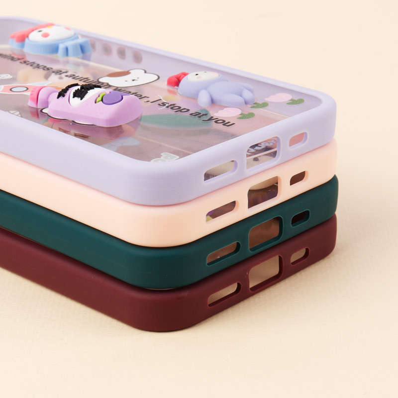 قاب شفاف متال ایرون عروسکی برجسته iPhone 13
