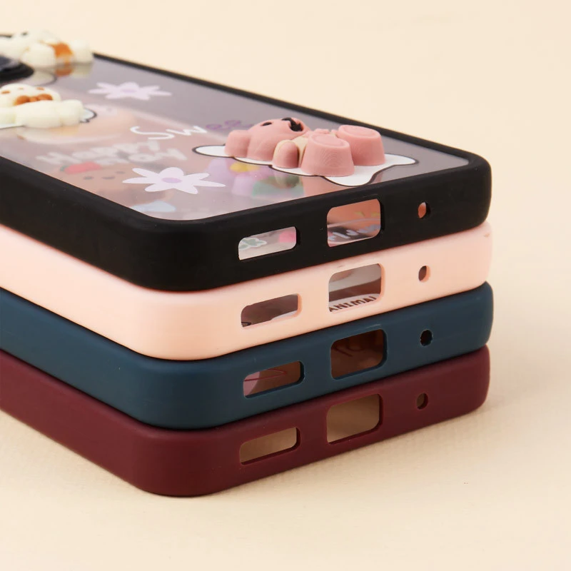 قاب شفاف متال ایرون عروسکی برجسته Xiaomi Redmi 12C