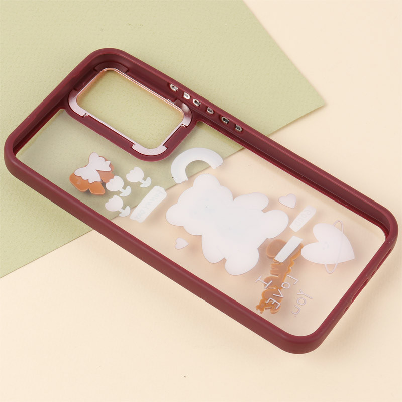 قاب شفاف متال ایرون عروسکی برجسته Samsung Galaxy A34