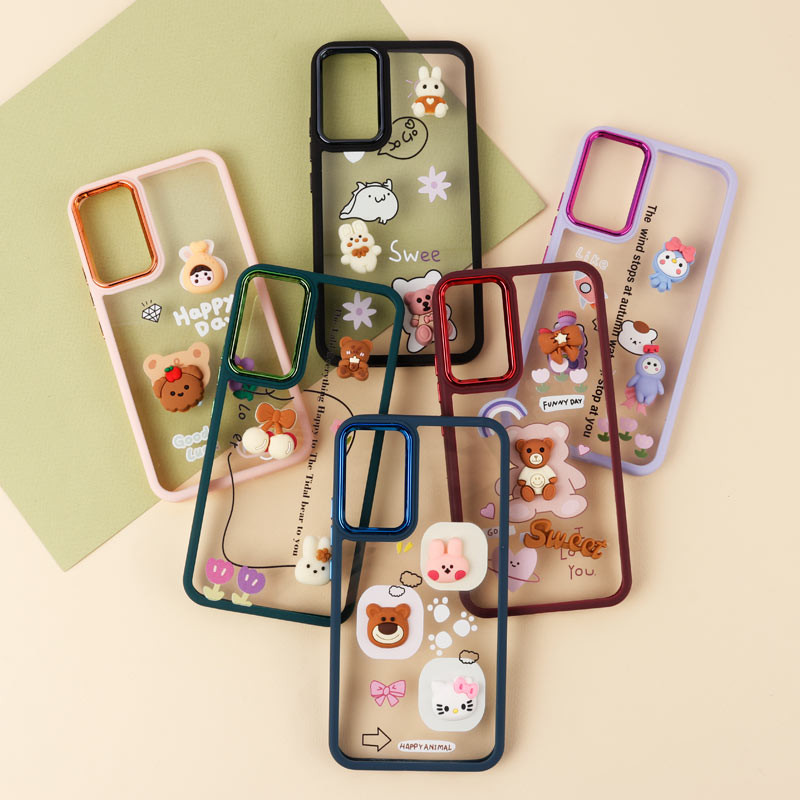 قاب شفاف متال ایرون عروسکی برجسته Samsung Galaxy A34