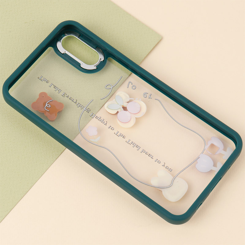 قاب شفاف متال ایرون عروسکی برجسته Samsung Galaxy A10