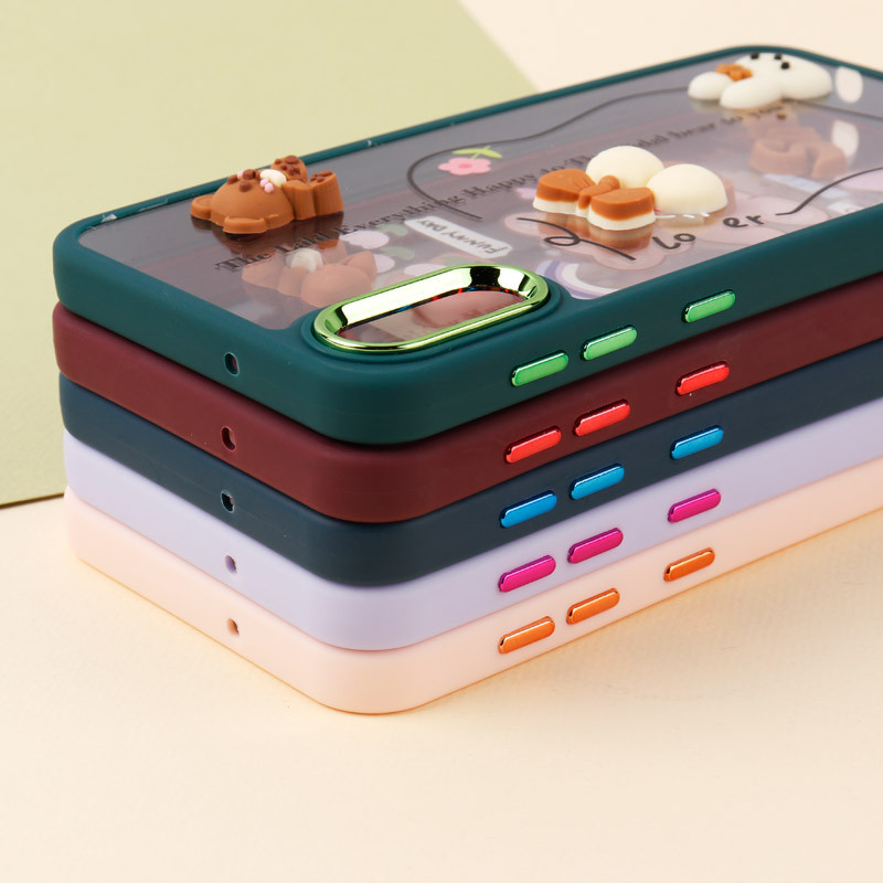 قاب شفاف متال ایرون عروسکی برجسته Samsung Galaxy A10