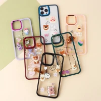 قاب شفاف متال ایرون عروسکی برجسته iPhone 13 Pro Max