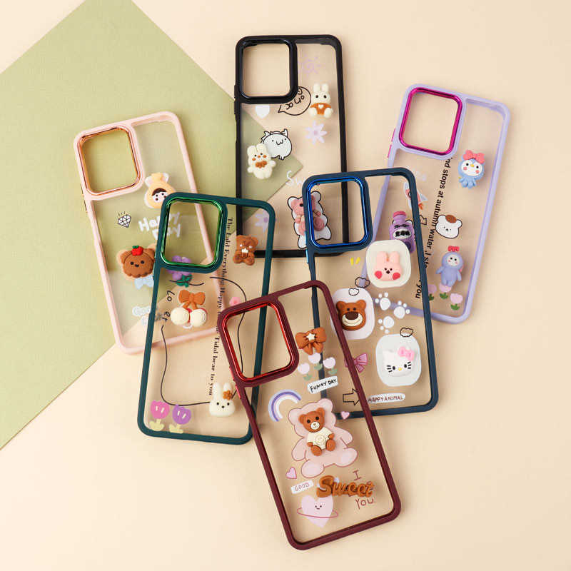 قاب شفاف متال ایرون عروسکی برجسته Xiaomi Poco X5