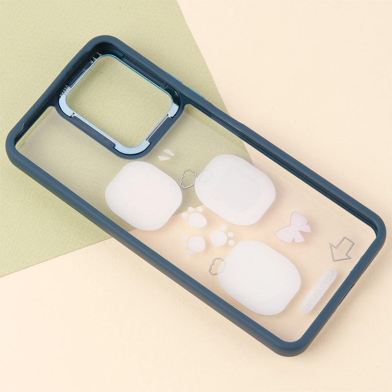 قاب شفاف متال ایرون عروسکی برجسته Xiaomi Poco X5