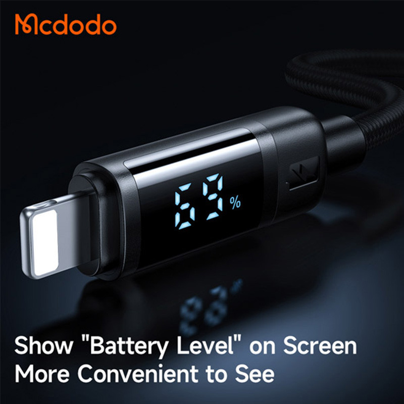 کابل آیفونی فست شارژ Mcdodo CA-500 3A 1.2m