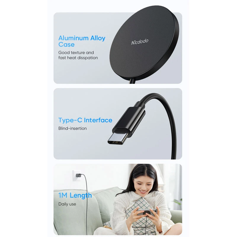 شارژر بی سیم فست شارژ Mcdodo CH-4360 15W