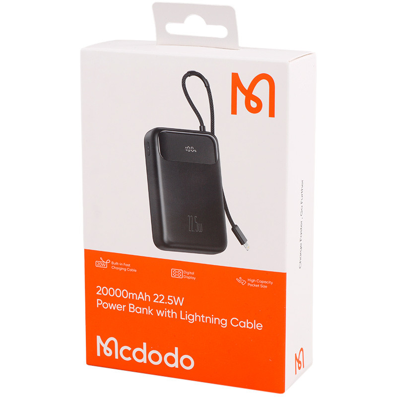 پاور بانک فست شارژ 20000 مک دودو Mcdodo MC-371 QC PD 22.5W