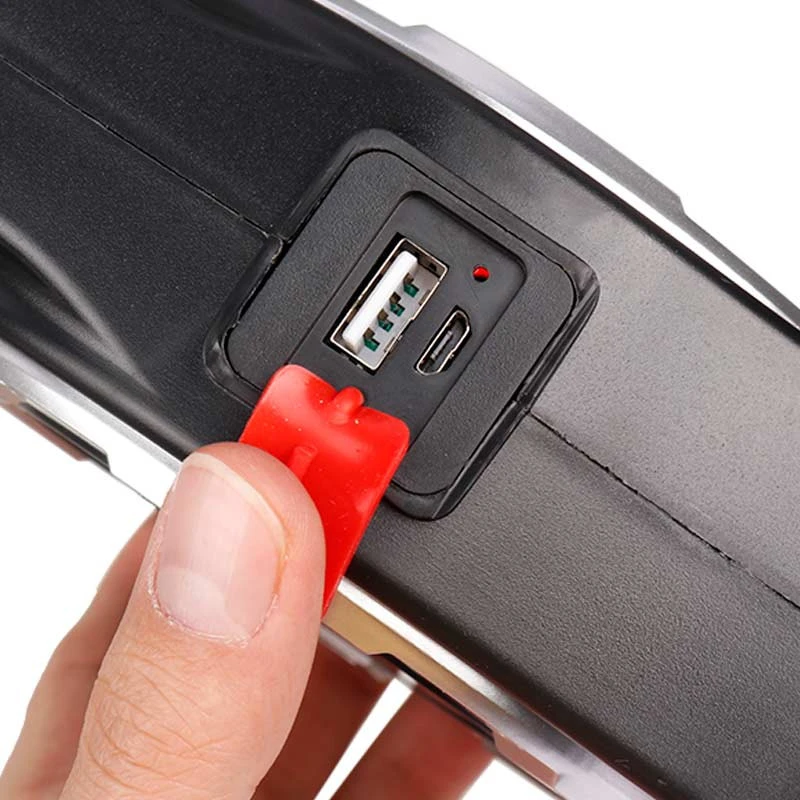 چراغ قوه شارژی خورشیدی Hurry.bolt HB-6678C