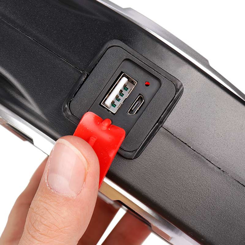 چراغ قوه شارژی خورشیدی Hurry.bolt HB-6678C