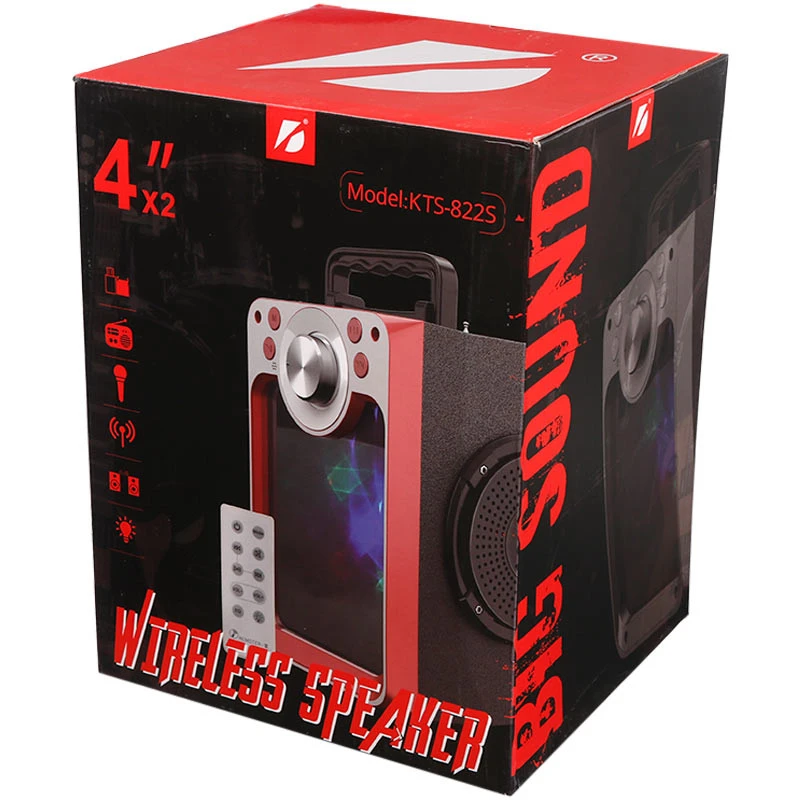اسپیکر بلوتوثی رم و فلش خور KTS-822S + ریموت کنترل