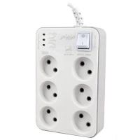 محافظ برق صوتی تصویری 6 خانه فروزش FR600 با کابل 4.8 متری
