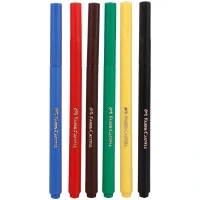 ماژیک نقاشی 6 رنگ فابر کاستل Faber-Castell 155406
