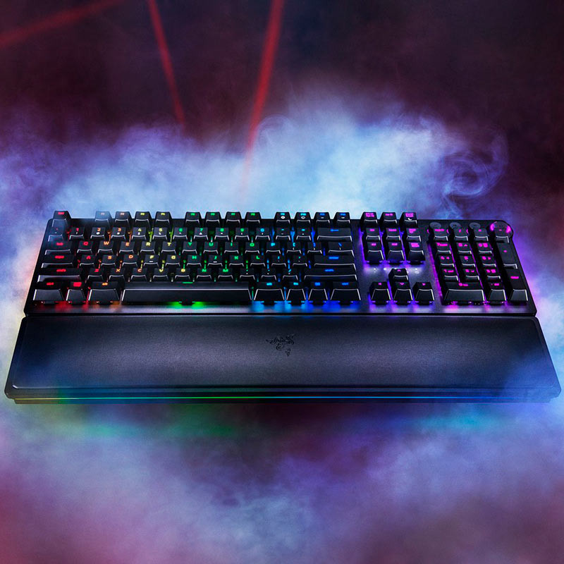 کیبورد گیمینگ ریزر Huntsman Elite Purple Switch