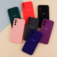 قاب سیلیکونی اصلی زیربسته سامسونگ Galaxy A14 4G / A14 5G محافظ لنزدار