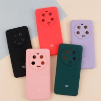قاب سیلیکونی اصلی زیربسته شیائومی Xiaomi 13 Ultra محافظ لنزدار