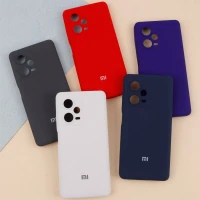 قاب سیلیکونی اصلی زیربسته شیائومی Redmi Note 12 Pro Plus محافظ لنزدار