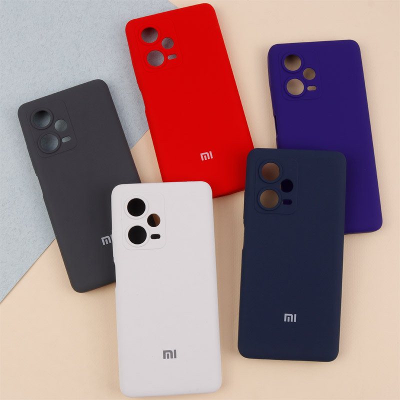 قاب سیلیکونی اصلی زیربسته شیائومی Redmi Note 12 Pro Plus محافظ لنزدار