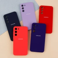 قاب سیلیکونی اصلی زیربسته سامسونگ Galaxy S23 Plus محافظ لنزدار