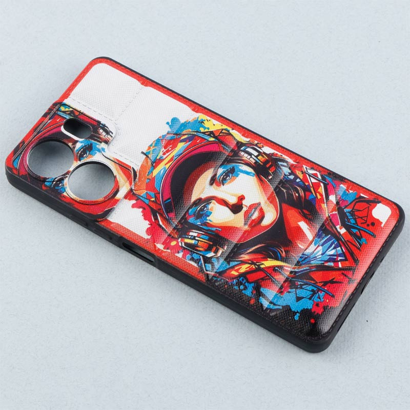 قاب طرحدار فانتزی پافر محافظ لنزدار Xiaomi Redmi 13C