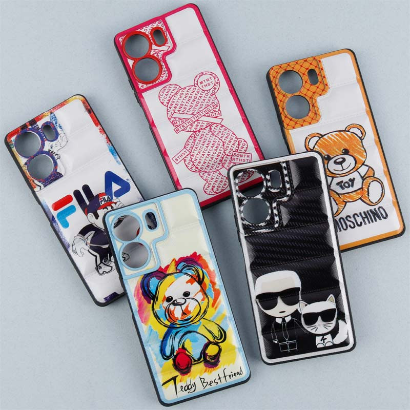 قاب طرحدار فانتزی پافر محافظ لنزدار Xiaomi Redmi 13C