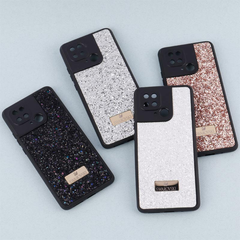 قاب شاینی Swarovski شیائومی Redmi 10C محافظ لنزدار