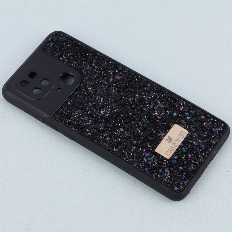 قاب شاینی Swarovski شیائومی Redmi 10C محافظ لنزدار