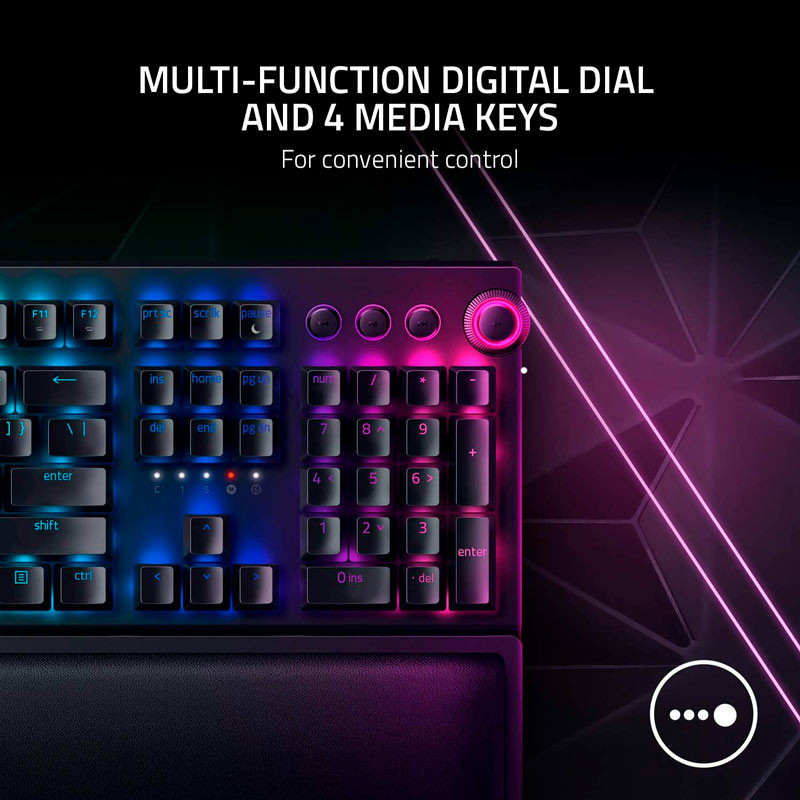 کیبورد بی سیم گیمینگ ریزر BlackWidow V3 Pro