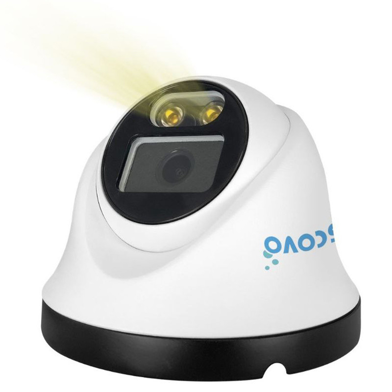 دوربین مداربسته تحت شبکه اسکوو SCOVO SC-IP-35H 4MP Warmlight