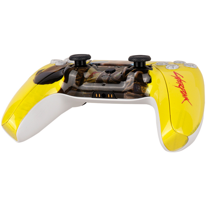 دسته بازی بی سیم طرح پلی استیشن فایو P4-Plus T29 Cyberpunk 2077 PS4 / PC