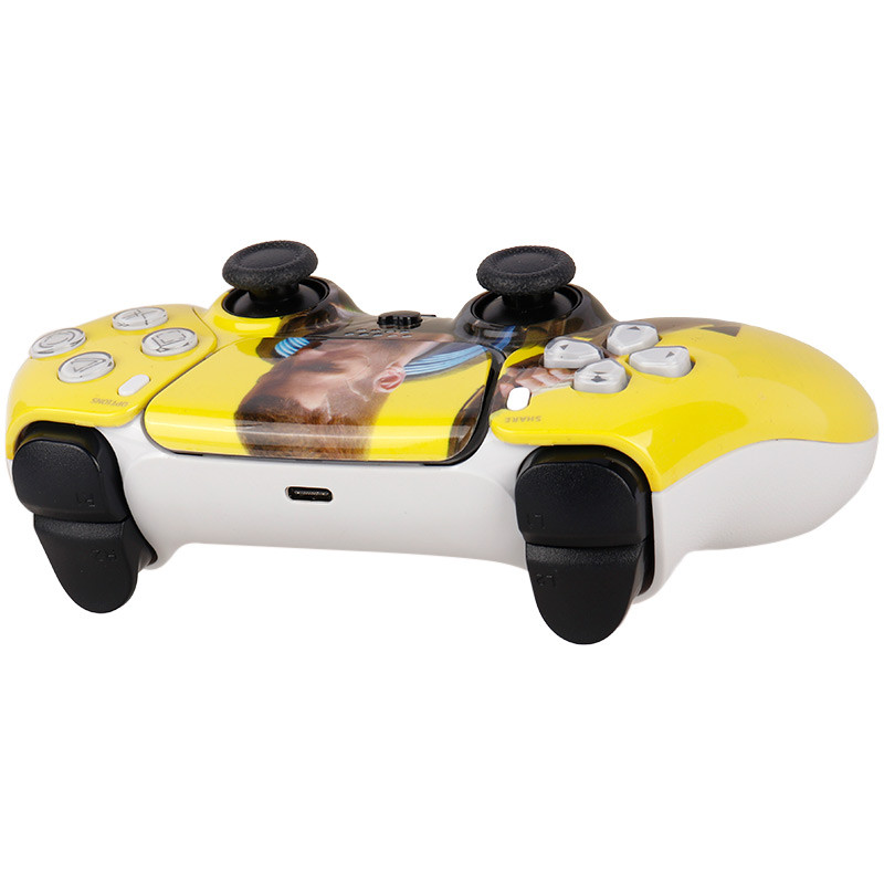 دسته بازی بی سیم طرح پلی استیشن فایو P4-Plus T29 Cyberpunk 2077 PS4 / PC