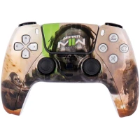 دسته بازی بی سیم طرح پلی استیشن فایو P4-Plus T29 COD Modern Warfare II PS4 / PC