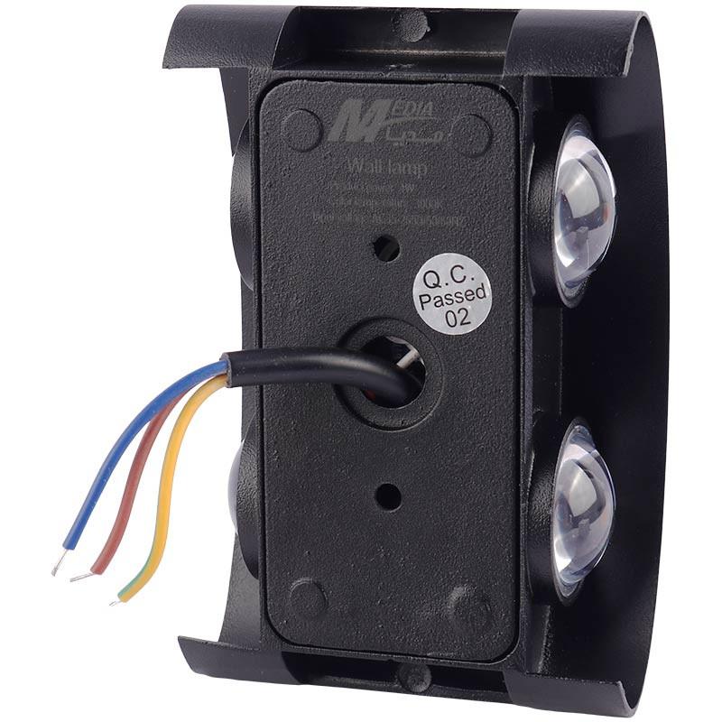 چراغ دیواری دکوراتیو دو طرفه Media DBA-118 4W