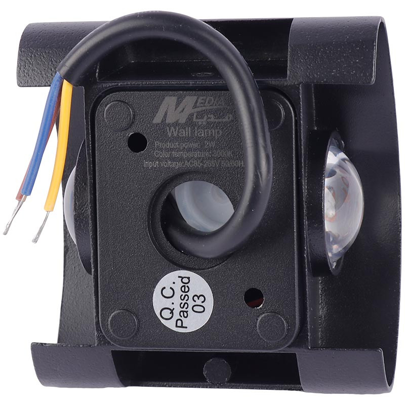 چراغ دیواری دکوراتیو دو طرفه Media DBA-117 2W