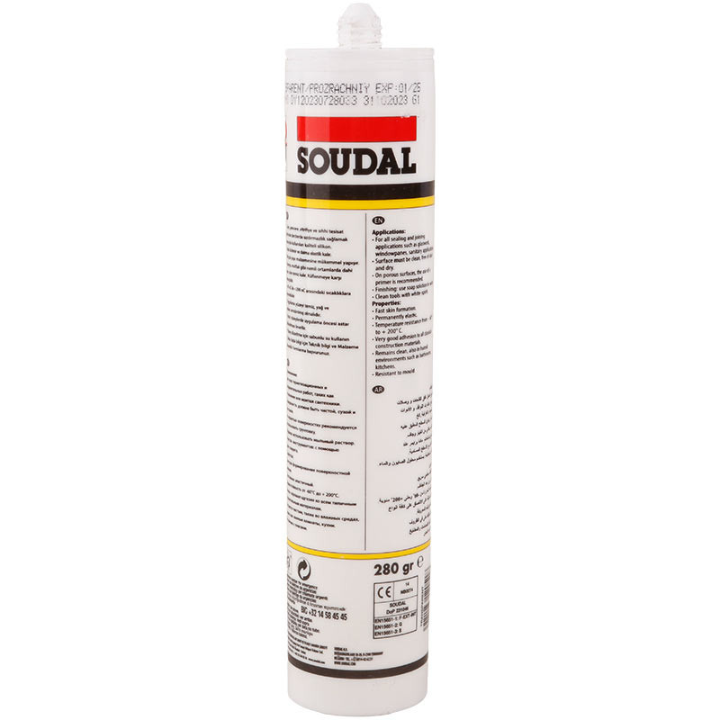 چسب سیلیکونی سئودال Silicone U حجم 280 میلی لیتر