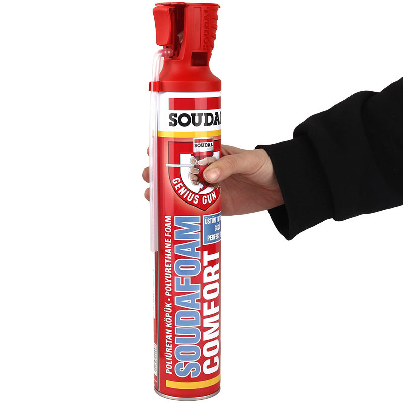 اسپری فوم پلی اورتان Soudal SoudaFoam Comfort 600ml