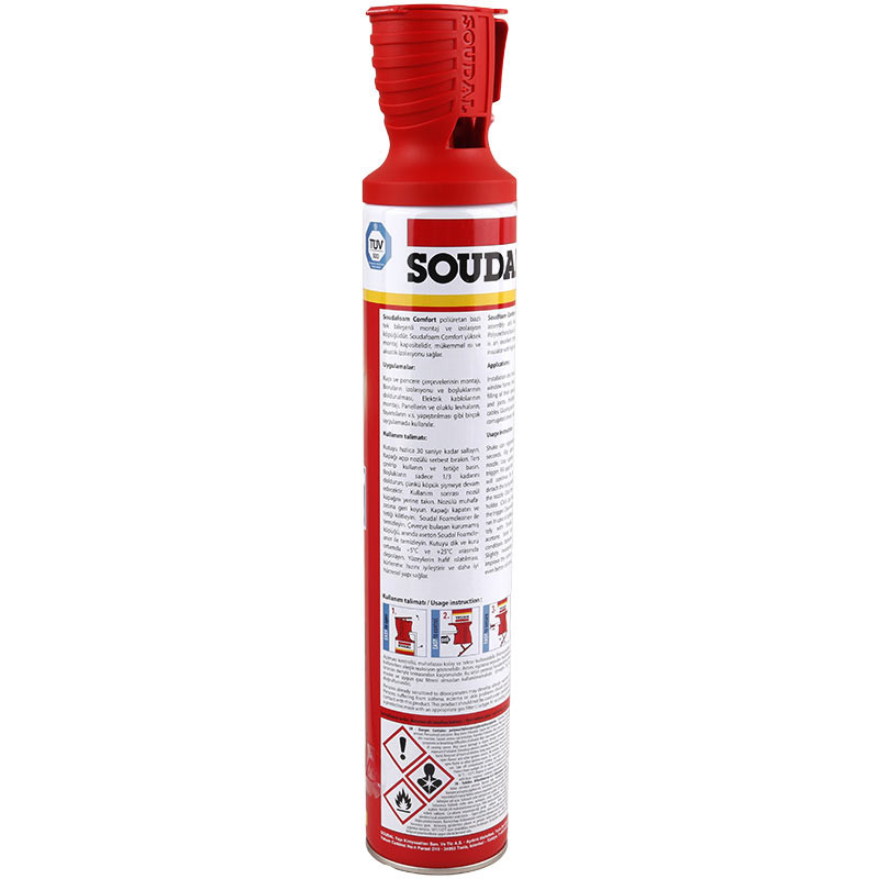 اسپری فوم پلی اورتان Soudal SoudaFoam Comfort 600ml