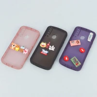 قاب متال ژله ای عروسکی برجسته محافظ لنزدار Samsung Galaxy A20s