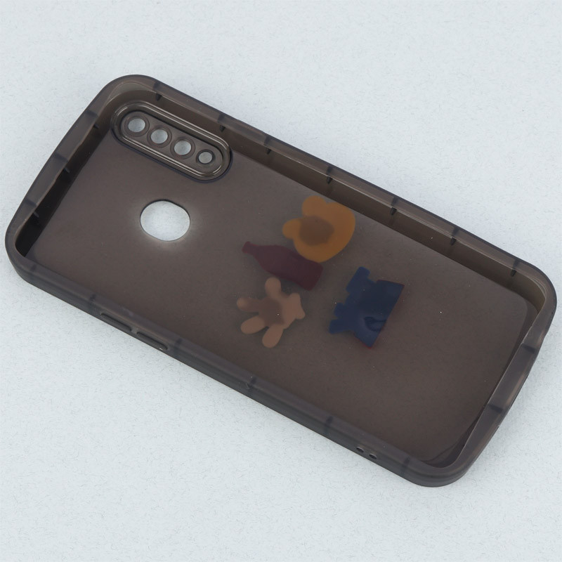 قاب متال ژله ای عروسکی برجسته محافظ لنزدار Samsung Galaxy A20s
