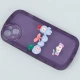 قاب متال ژله ای عروسکی برجسته محافظ لنزدار iPhone 13
