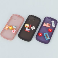 قاب متال ژله ای عروسکی برجسته محافظ لنزدار iPhone 6 / 6s