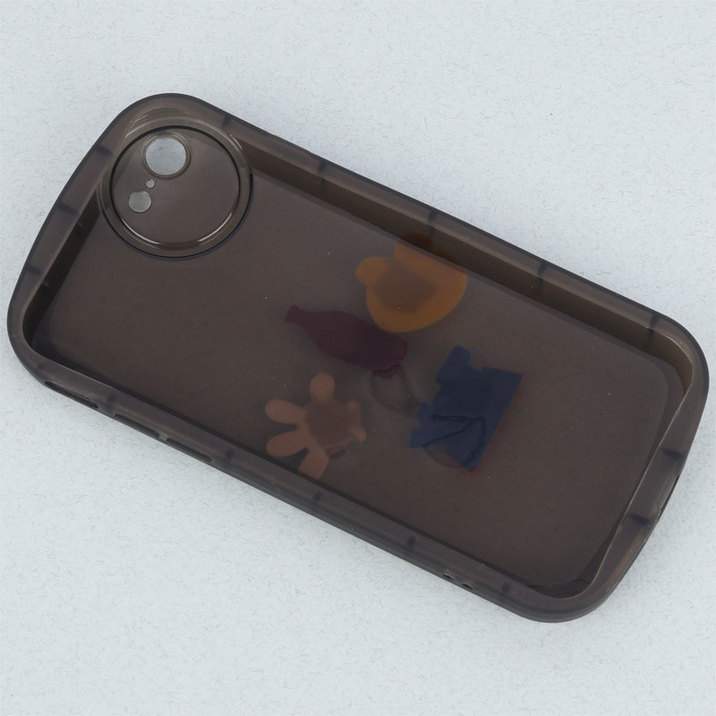 قاب متال ژله ای عروسکی برجسته محافظ لنزدار iPhone 7 / 8 / SE 2020