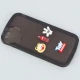 قاب متال ژله ای عروسکی برجسته محافظ لنزدار iPhone 7 Plus / 8 Plus
