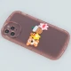 قاب متال ژله ای عروسکی برجسته محافظ لنزدار iPhone 11 Pro