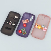قاب متال ژله ای عروسکی برجسته محافظ لنزدار iPhone X / XS