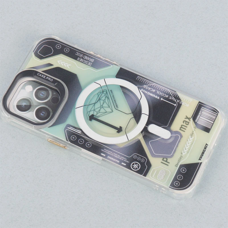قاب مگ سیف Case Pro طرح دار iPhone 12 Pro Max